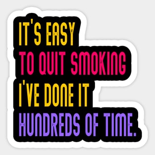 HOW TO QUIT SMOKING Sticker